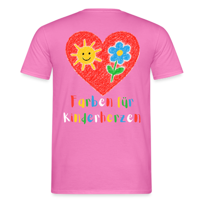 Unisex T-Shirt "Farben für Kinderherzen" (beidseitig bedruckt) Männer T-Shirt