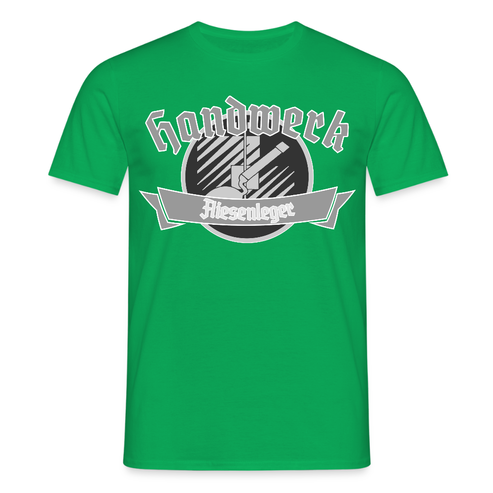 Unisex T-Shirt "Fliesenleger" Kelly Green Männer T-Shirt