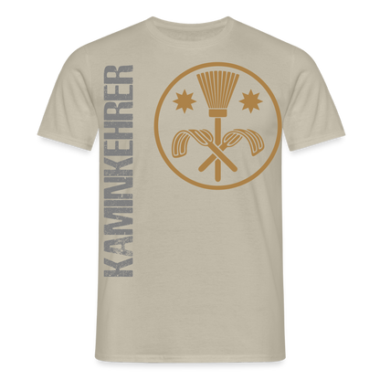 Unisex T-Shirt "Kaminkehrer" Sandbeige Männer T-Shirt