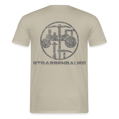 Unisex T-Shirt "Strassenbauer" Sandbeige Männer T-Shirt