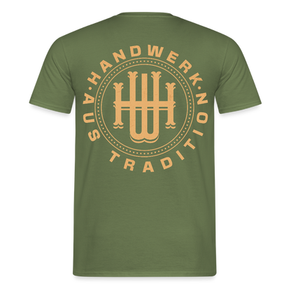 Unisex T-Shirt "Handwerk" (beidseitig bedruckt) Männer T-Shirt