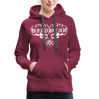 Frauen Premium Hoodie "Spengler" - Bordeaux