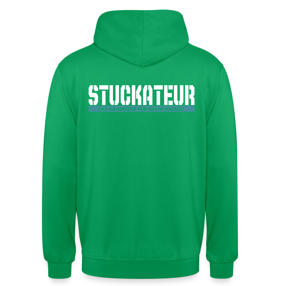 Unisex Hoodie HW-300 | MACHER "Stuckateur" Kelly Green Unisex Hoodie {{ color }}