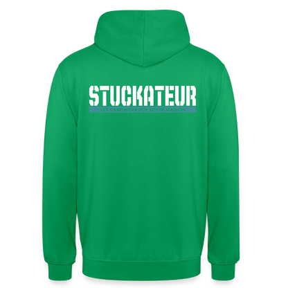 Unisex Hoodie HW-300 | MACHER "Stuckateur" Kelly Green Unisex Hoodie {{ color }}