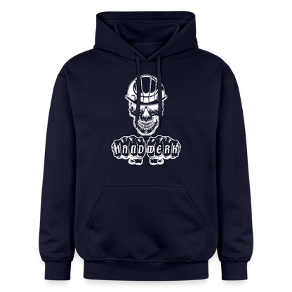Gildan Unisex Softstyle® "Skull-Helm-Handwerk" Navy Gildan Unisex Softstyle® Midweight Hoodie
