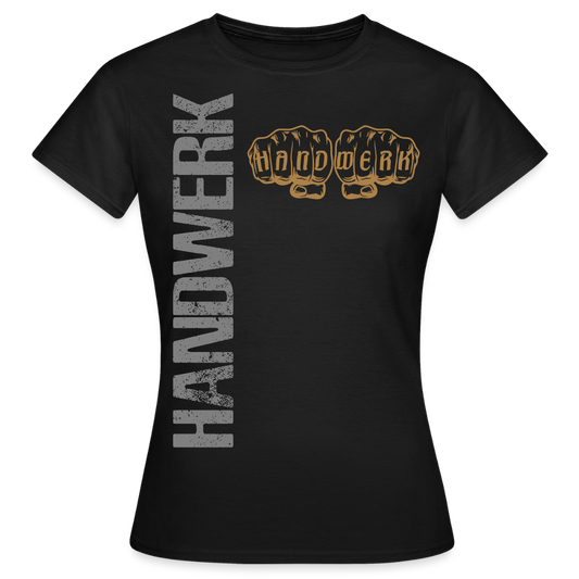 Frauen T-Shirt "Handwerk24" - Schwarz
