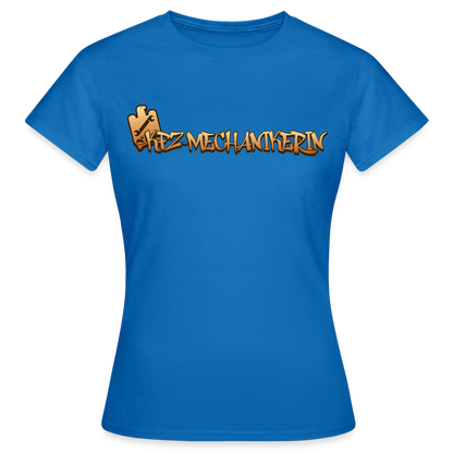 Frauen T-Shirt "KFZ-Mechanikerin"-Street Royalblau Frauen T-Shirt {{ color }}