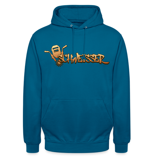 Unisex Hoodie "Schweisser" Tiefseeblau Unisex Hoodie