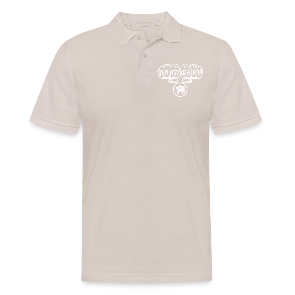 Männer Poloshirt "Fleischer" Beige Männer Poloshirt