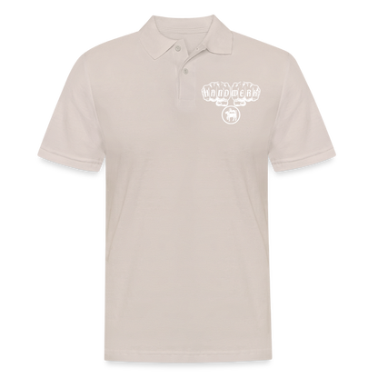 Männer Poloshirt "Fleischer" Beige Männer Poloshirt