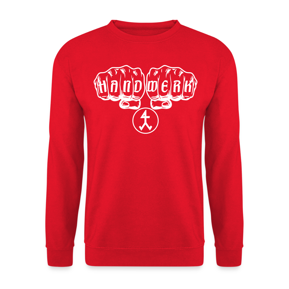 Unisex Pullover "Steinmetz" Rot Unisex Pullover