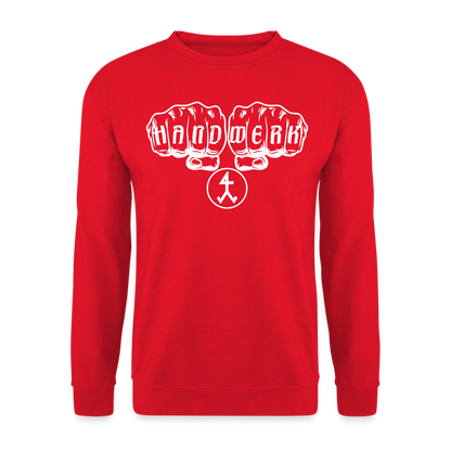 Unisex Pullover "Steinmetz" Rot Unisex Pullover