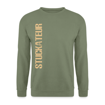 Unisex Pullover "Stuckateur" Armeegrün Unisex Pullover