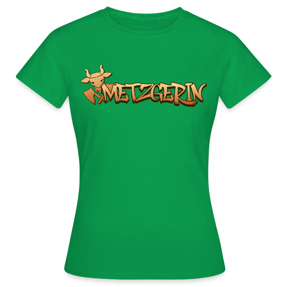 Frauen T-Shirt "Metzgerin" Kelly Green Frauen T-Shirt