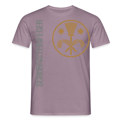 Unisex T-Shirt "Schornsteinfeger" Lilagrau Männer T-Shirt