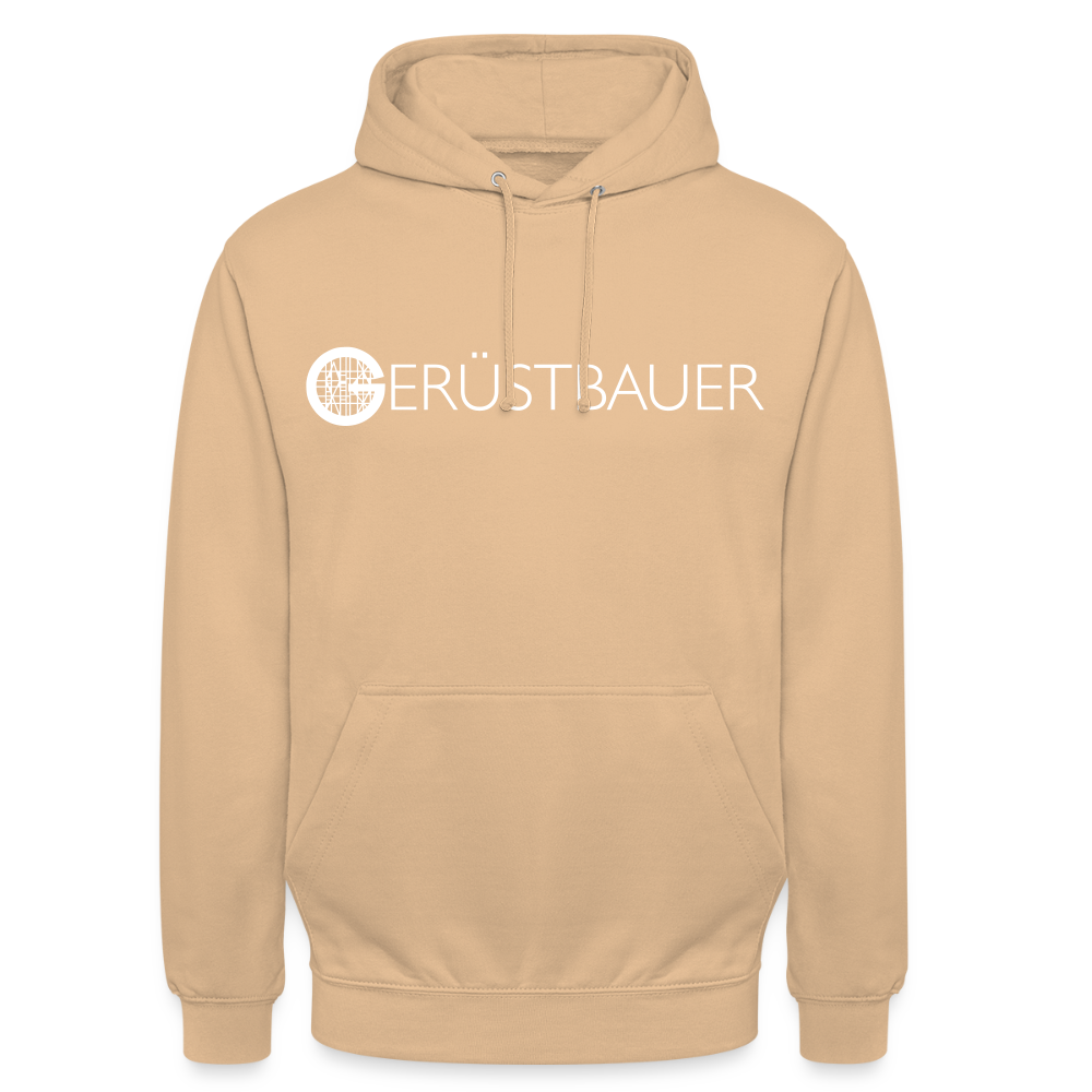 Unisex Hoodie "Gerüstbauer" - Pfirsich