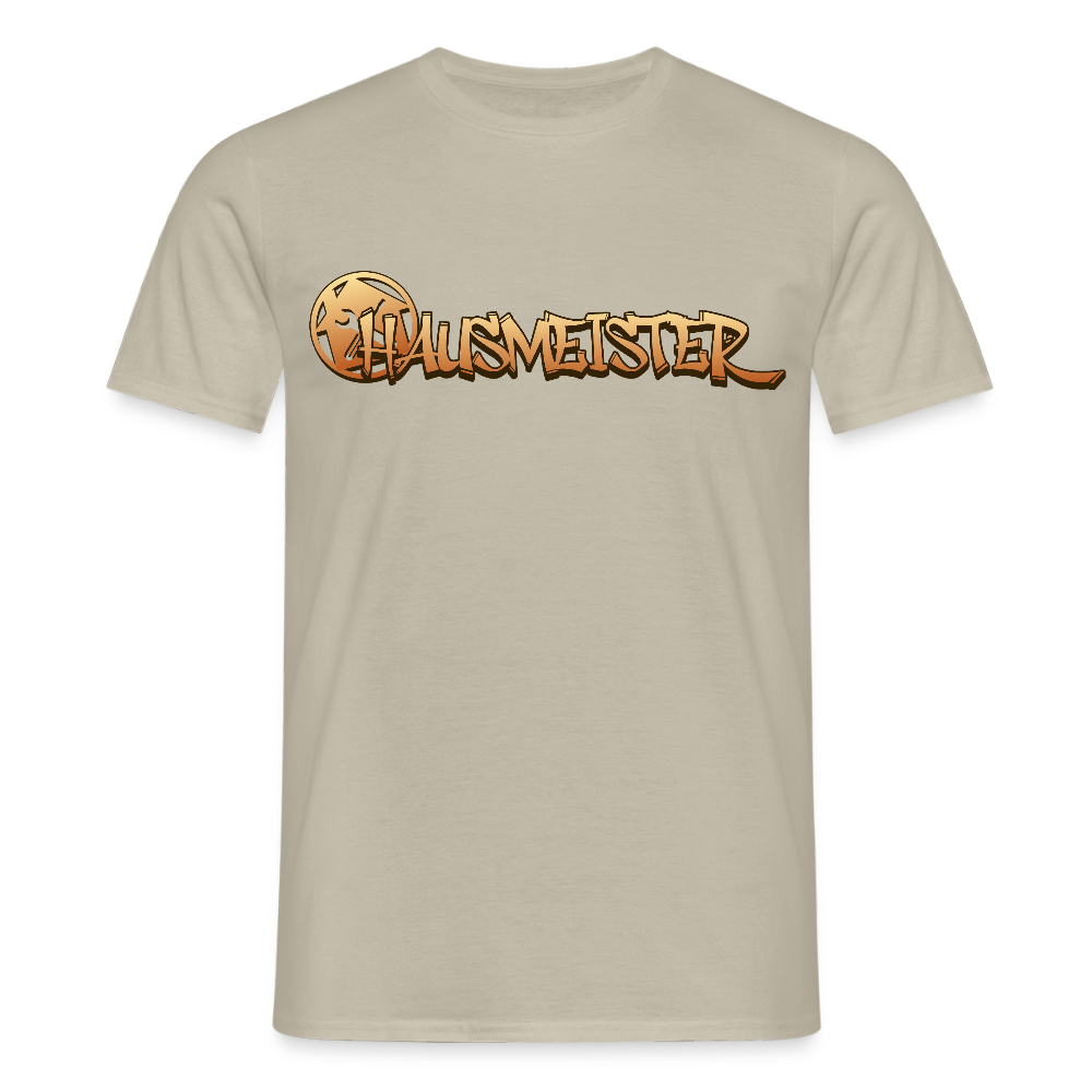 Unisex T-Shirt "Hausmeister" Sandbeige Männer T-Shirt