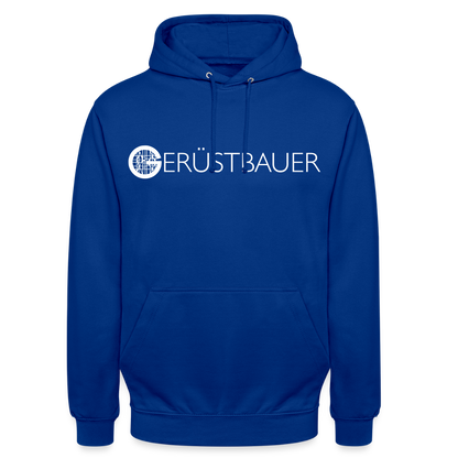 Unisex Hoodie "Gerüstbauer" Royalblau Unisex Hoodie