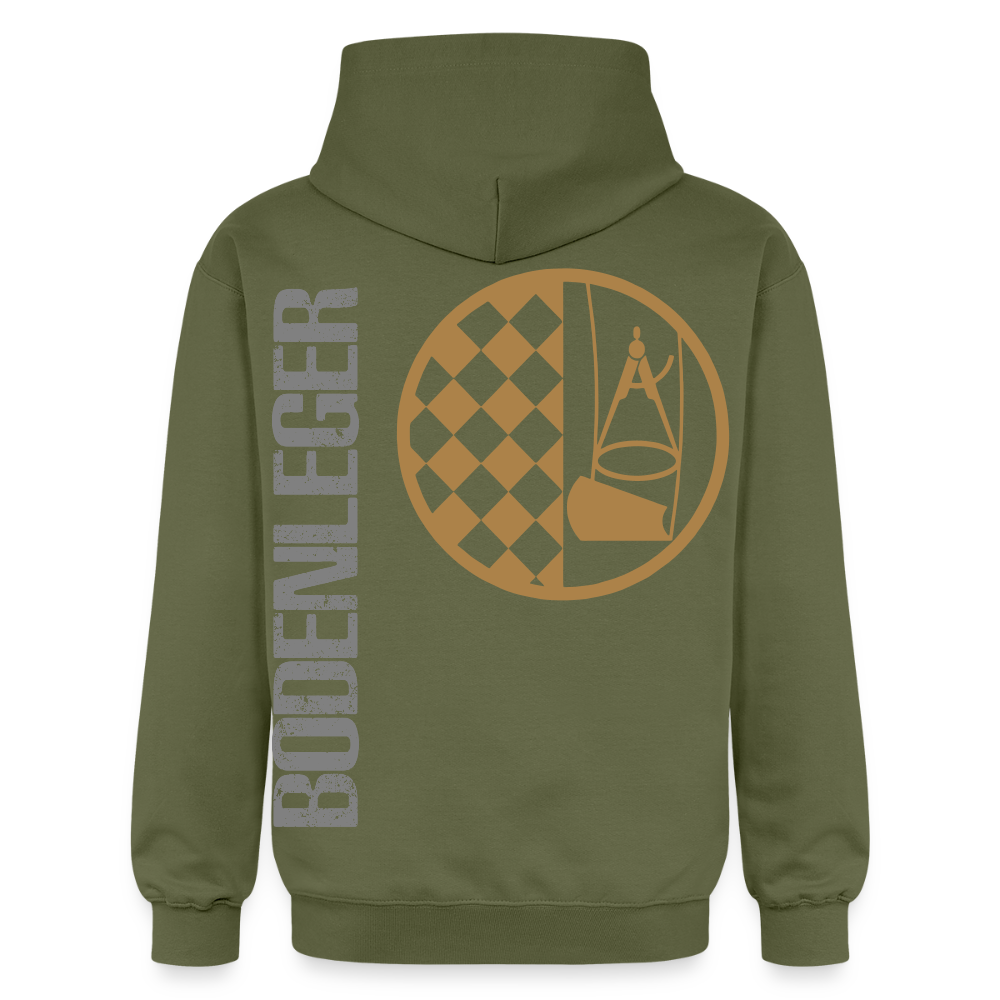 Gildan Unisex Softstyle® "Bodenleger" Militärgrün Gildan Unisex Softstyle® Midweight Hoodie