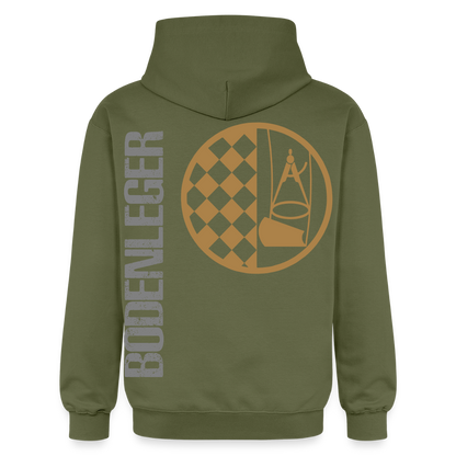 Gildan Unisex Softstyle® "Bodenleger" Militärgrün Gildan Unisex Softstyle® Midweight Hoodie