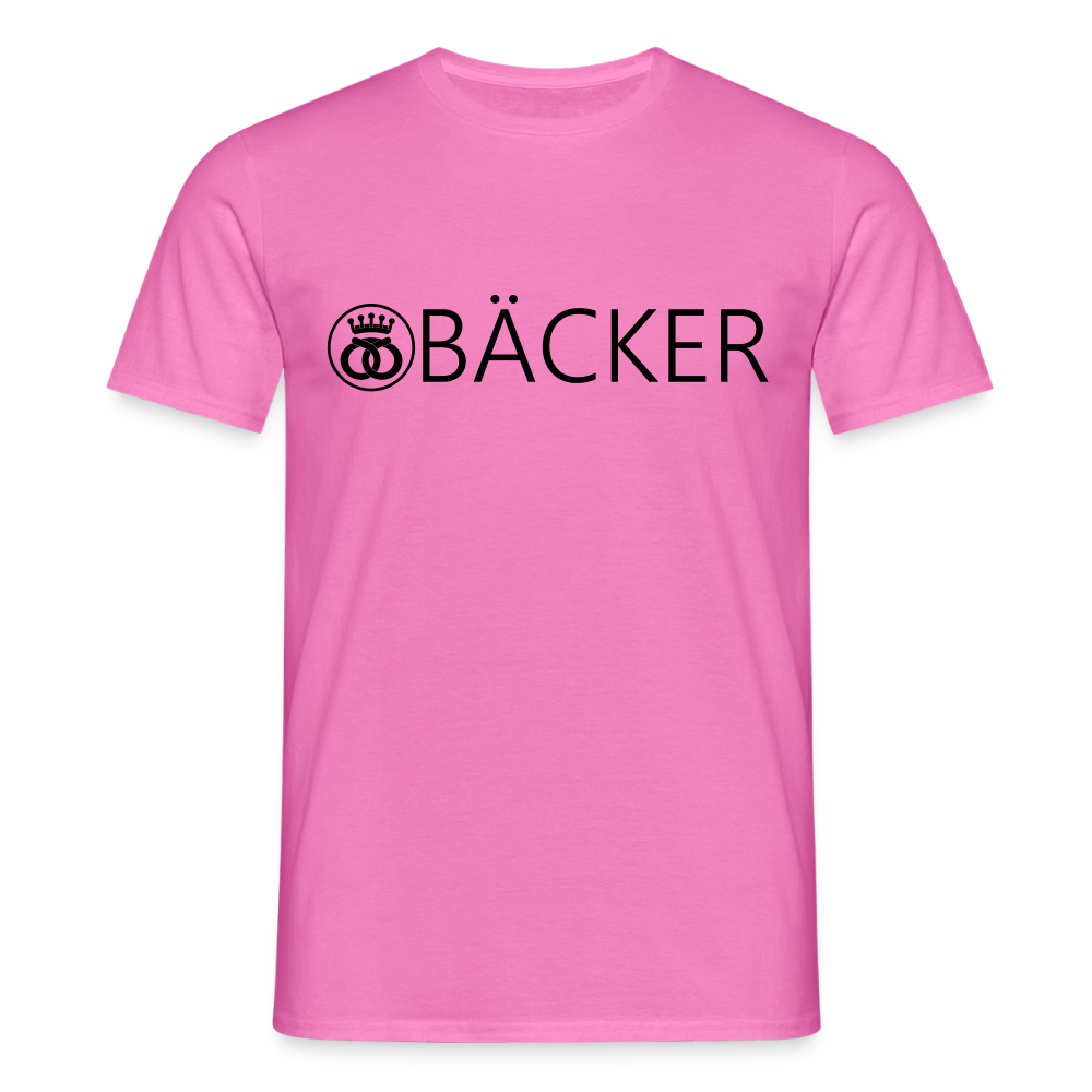 Unisex T-Shirt "Bäcker" Pink Männer T-Shirt