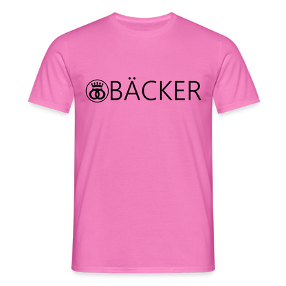 Unisex T-Shirt "Bäcker" Pink Männer T-Shirt
