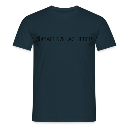 Unisex T-Shirt "Maler+Lackierer" Navy Männer T-Shirt