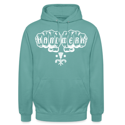 Unisex Hoodie "Schornsteinfeger" Pastelltürkis Unisex Hoodie