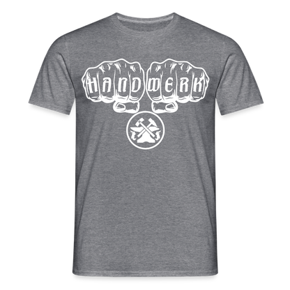 Unisex T-Shirt "Metallbauer" Graphit meliert Männer T-Shirt