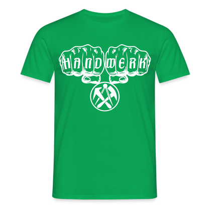 Unisex T-Shirt "Dachdecker" Kelly Green Männer T-Shirt