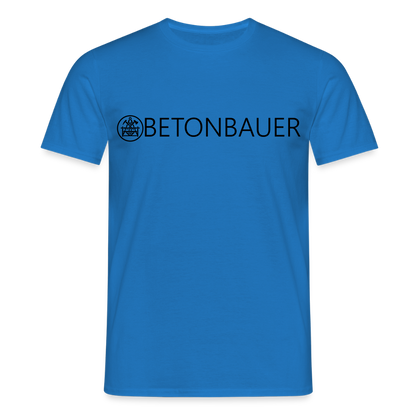 Unisex T-Shirt "Betonbauer" Royalblau Männer T-Shirt