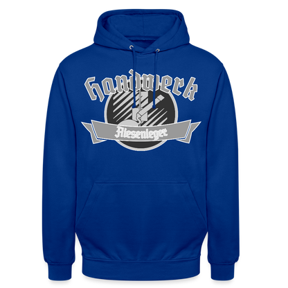 Unisex Hoodie "Fliesenleger" Royalblau Unisex Hoodie