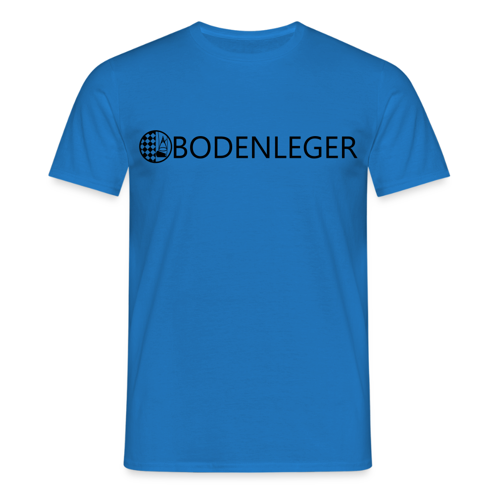 Unisex T-Shirt "Bodenleger" Royalblau Männer T-Shirt