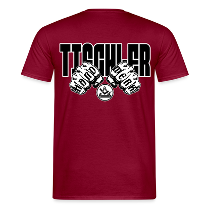 Unisex T-Shirt "Tischler" Ziegelrot Männer T-Shirt