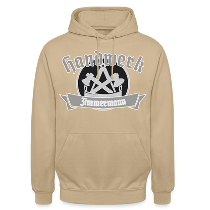 Unisex Hoodie "Zimmermann" Beige Unisex Hoodie