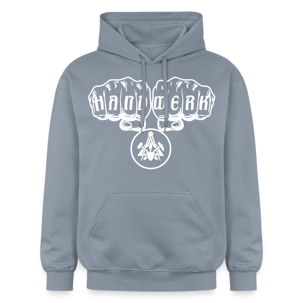 Gildan Unisex Softstyle® "Maurer" Blau Gildan Unisex Softstyle® Midweight Hoodie
