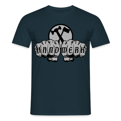 Unisex T-Shirt "Installateur" Navy Männer T-Shirt