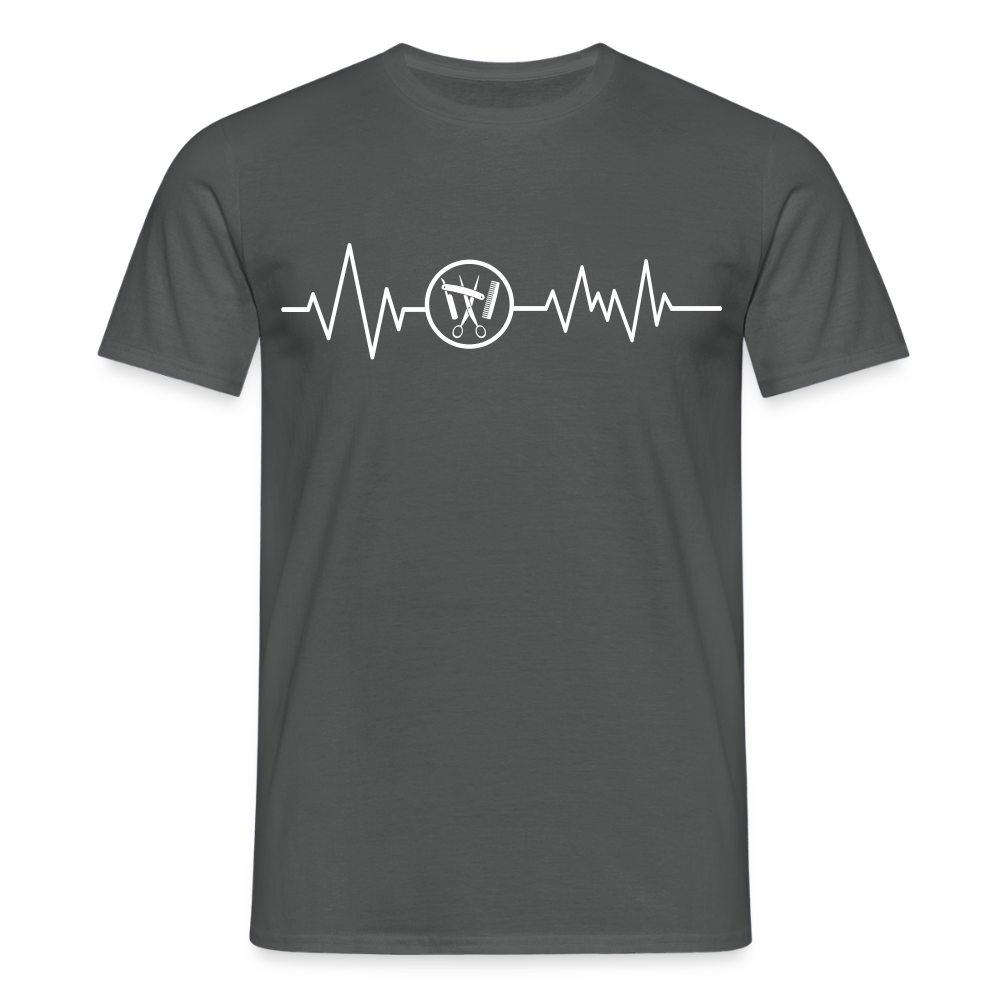 Unisex T-Shirt "Friseur" Anthrazit Männer T-Shirt