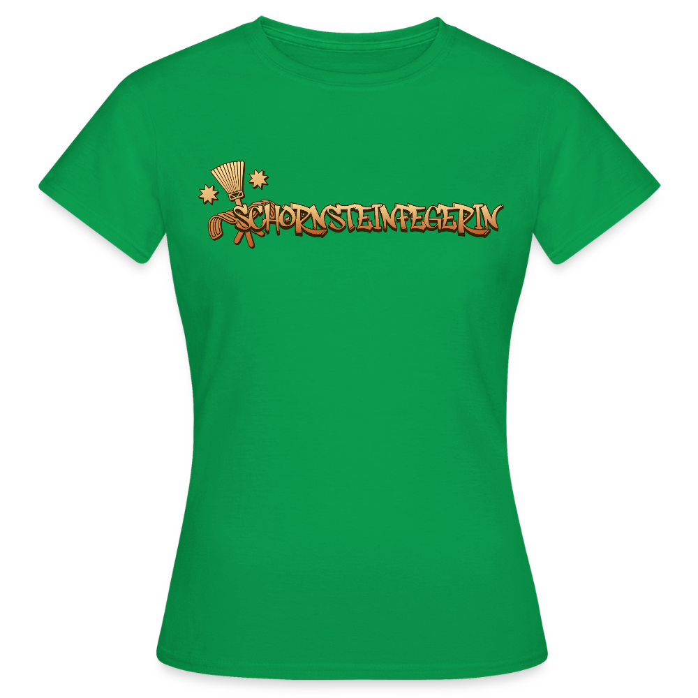 Frauen T-Shirt "Schornsteinfegerin" Kelly Green Frauen T-Shirt