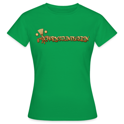 Frauen T-Shirt "Schornsteinfegerin" Kelly Green Frauen T-Shirt