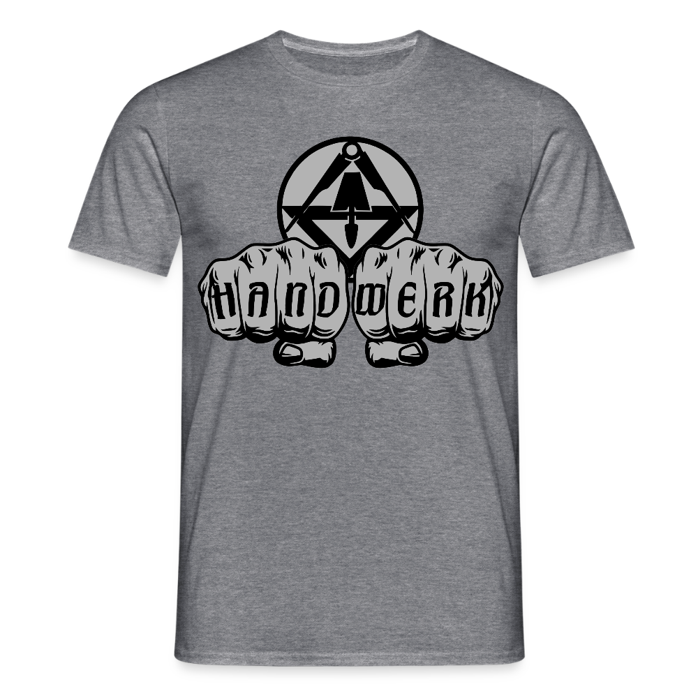 Unisex T-Shirt "Stuckateur" Graphit meliert Männer T-Shirt