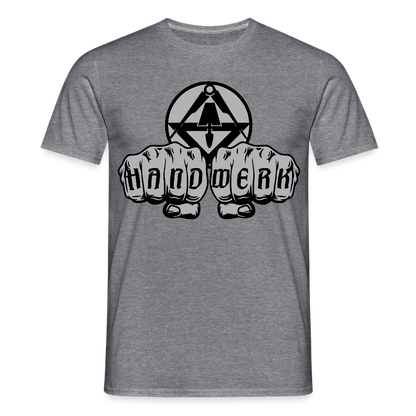 Unisex T-Shirt "Stuckateur" Graphit meliert Männer T-Shirt