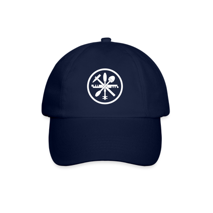 Baseballkappe "Glaser" Blau Blau One size Baseballkappe