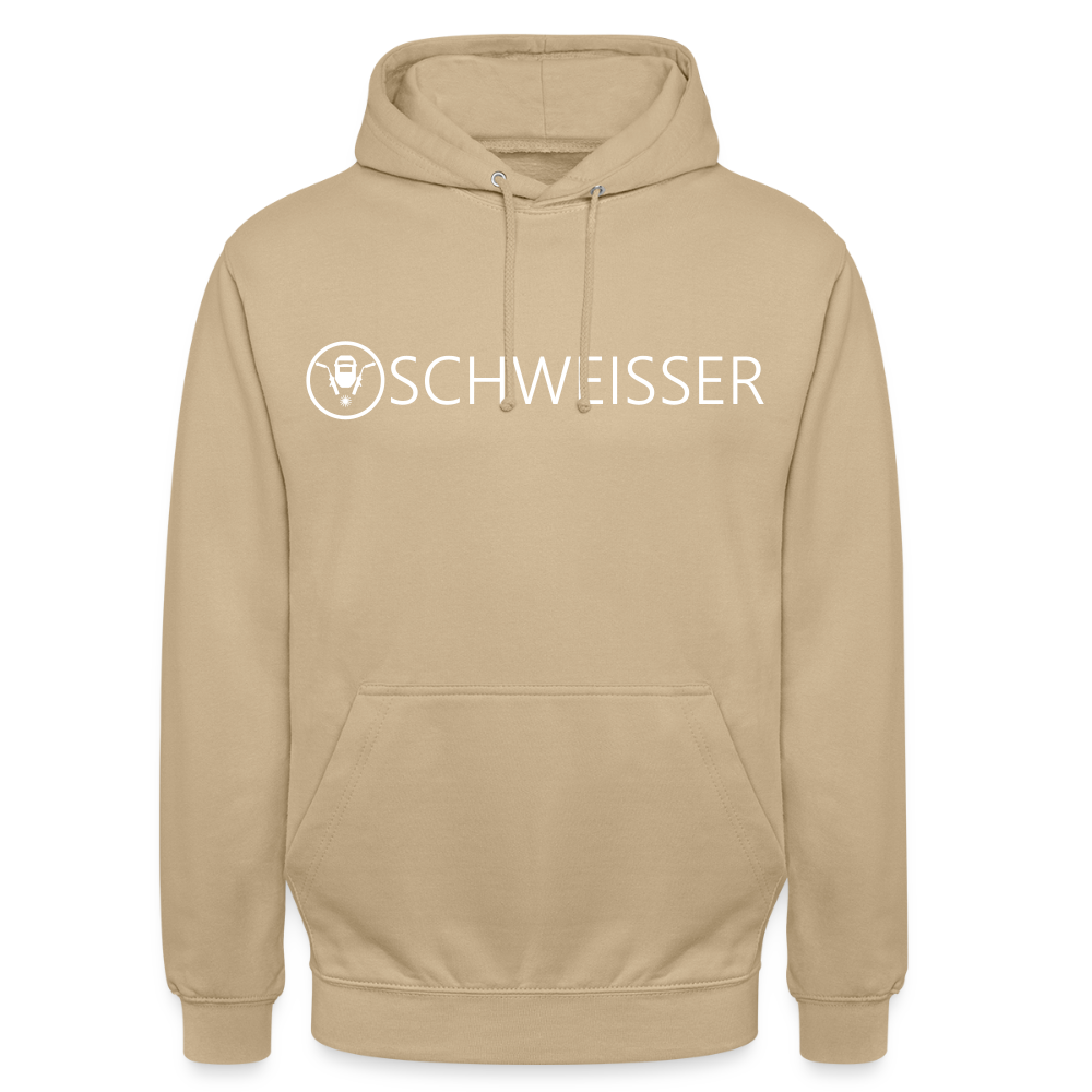Unisex Hoodie "Schweisser" Beige Unisex Hoodie