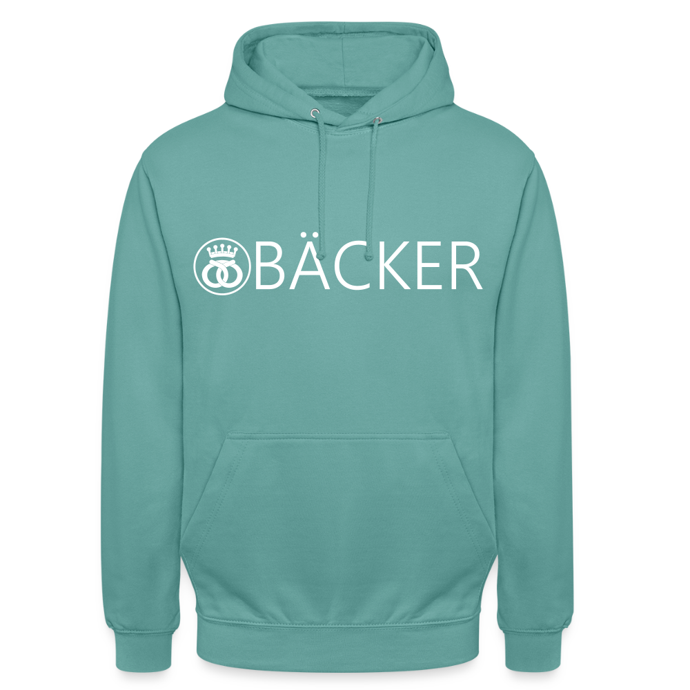 Unisex Hoodie "Bäcker" Pastelltürkis Unisex Hoodie