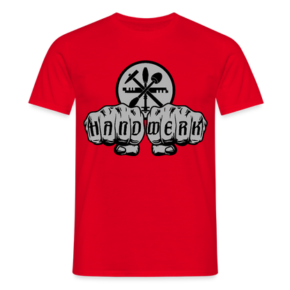 Unisex T-Shirt "Glaser" Rot Männer T-Shirt