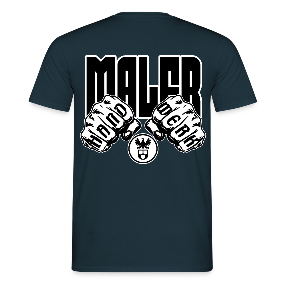 Unisex T-Shirt "Maler" Navy Männer T-Shirt
