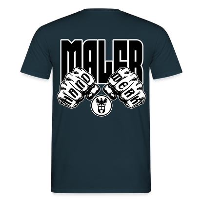 Unisex T-Shirt "Maler" Navy Männer T-Shirt