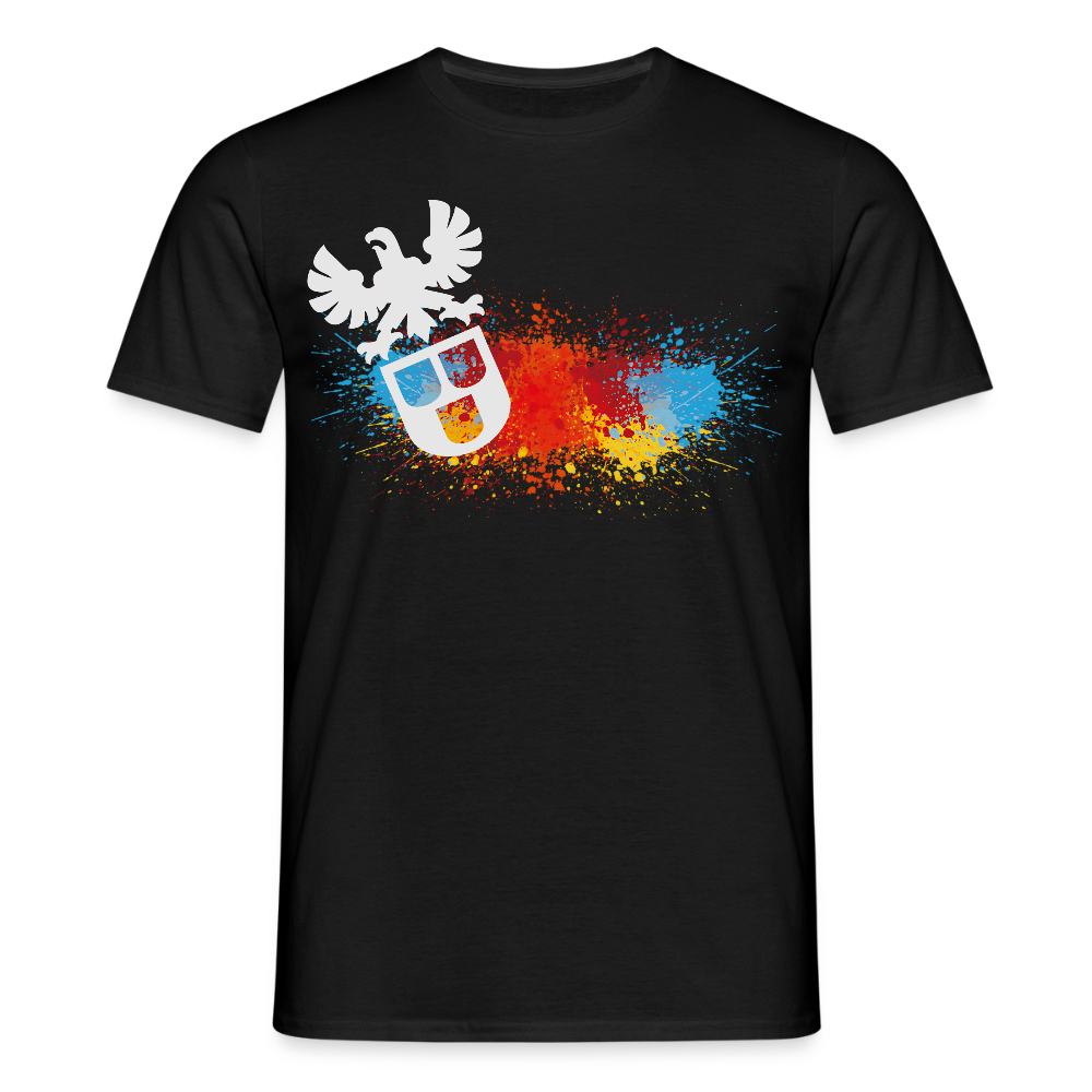 Unisex T-Shirt "Splash-Maler" - Schwarz