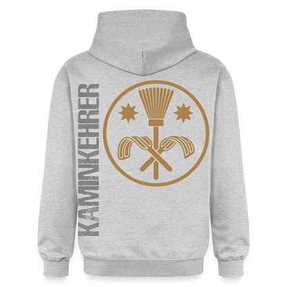 Gildan Unisex Softstyle® "Kaminkehrer" Hellgrau meliert Gildan Unisex Softstyle® Midweight Hoodie